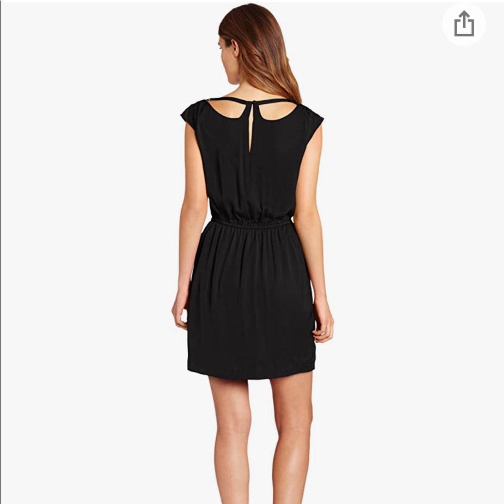 Bcbgeneration Collar Cutout Black Mini Dress, Med… - image 6